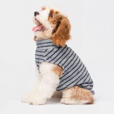 Теплий флісовий светр для собак Fitwarm, 2 шт., зимовий одяг для малих порід, для хлопчиків і дівчаток, сірий і темно-синій, XXL