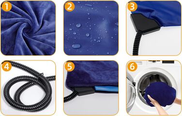 Нагрівальний килимок для котів та собак YOUTHINK - електричний, 7 температурних режимів, водонепроникний IP67