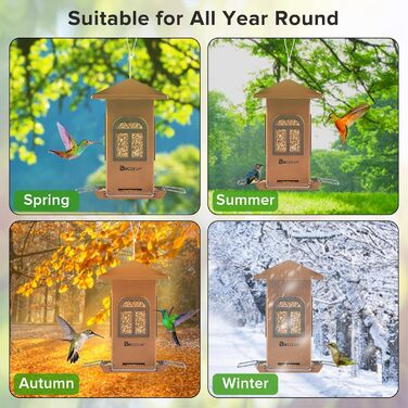 Годівниця для птахів у сад/на балкон: стійка до погодних умов, для дикої природи