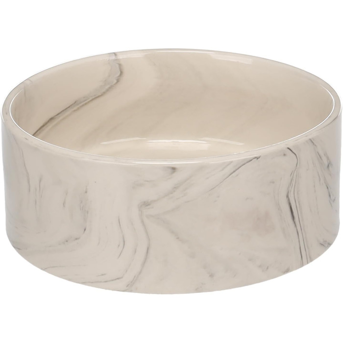 Миска для собак Flamingo, кераміка, 1,2л, зелена, для великих собак, миска для собак, велика, миється в посудомийній машині