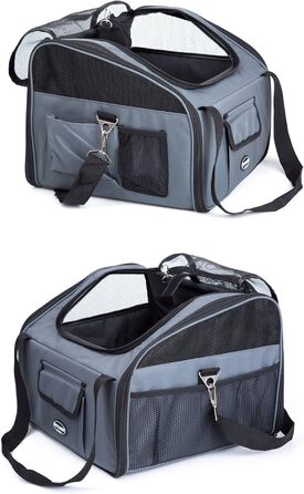 Автокрісло для тварин, складане, переносна переносна коробка для собак/кішок