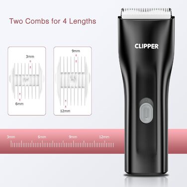 Набір для грумінгу собак LOFICOPER: безшумний триммер для догляду за шерстю, включає гребені та знімні насадки, IPX7, акумуляторний