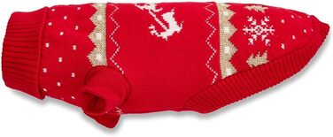 Вольтерс: Святий Миколай - червоний/золотий светр, розмір 35 см