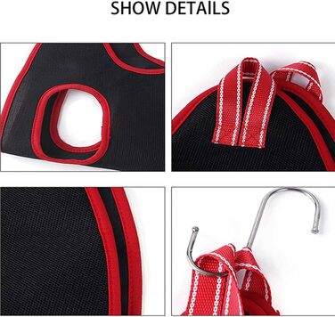 Сумка-тримач для купання котів та собак з гачком – зручний аксесуар для грумінгу домашніх тварин