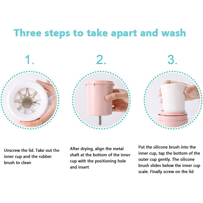 Очисник лап для собак: портативна чаша-щітка для миття лап, масаж та догляд за лапами