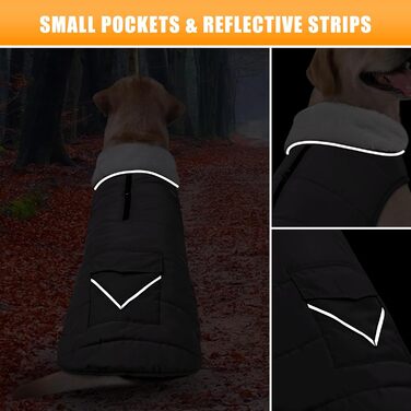 iBuddy Тепла зимова куртка для собак, водонепроникна, вітронепроникна, з флісовою жилеткою, для великих собак, дівчаток та хлопчиків (Сірий, X-Large)