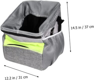 Фаркоп для велосипеда BESPORTBLE для тварин, складаний, переноска для собак, з ручкою, оксфордська тканина, економія місця