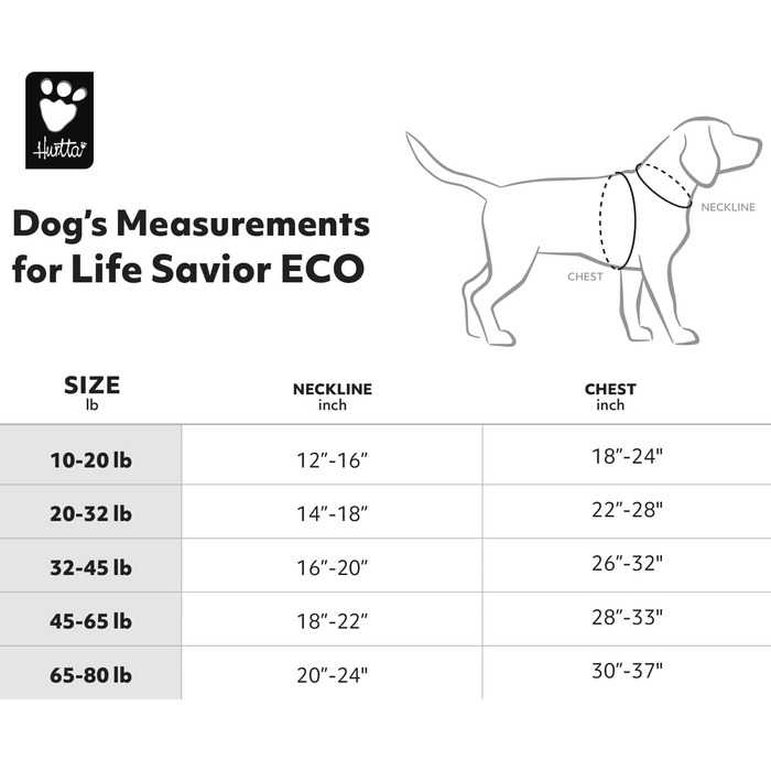 Спасальний жилет для собак Hurtta Life Savior ECO, Peacock, 10-15 кг