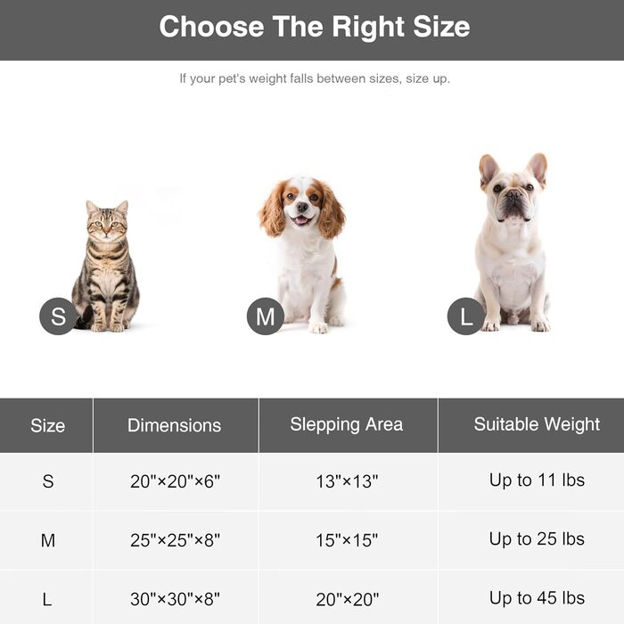 Кругле ліжко для котів та собак Love's Cabin, 58.4 см, сіре, з водонепроникним та антиковзким дном, зручне та миється