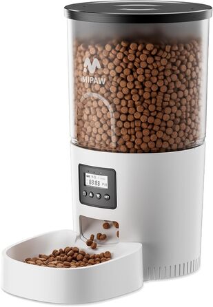 Автомат для годування котів та собак IMIPAW, 5L, WiFi, APP-керування, 1-10 прийомів їжі на день