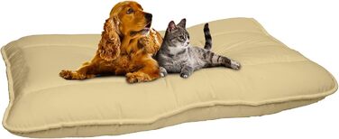 Елегантна подушка для собак Maxy, кремового кольору, 60x100 см