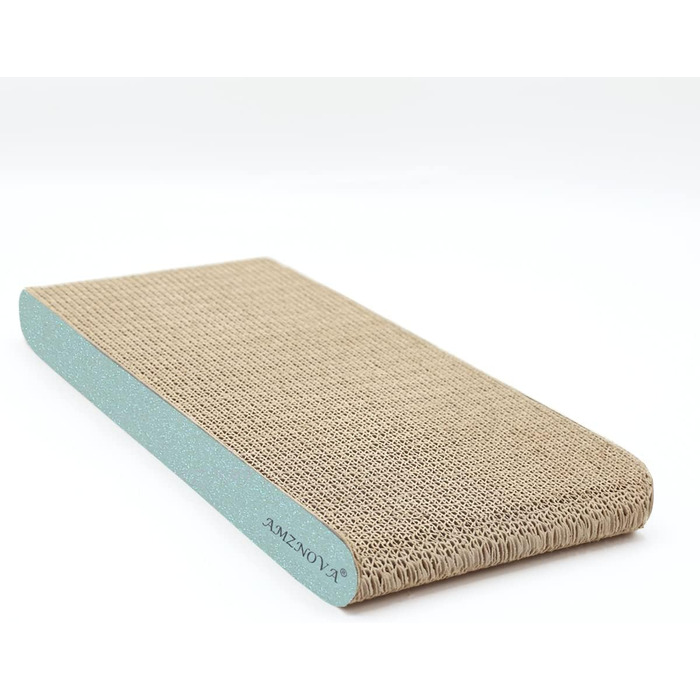 Кігтеточка для котів AMZNOVA з котячої м'яти, велика, блискуча рожево-золота (зелена), 43.2x17.8 см