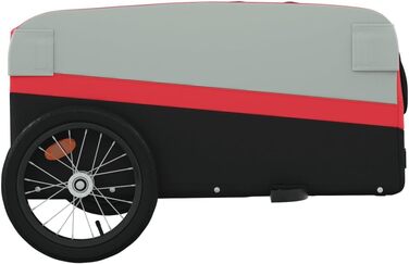 Дитячий причіп-транспортер для собак, велосипедний причіп чорного та червоного кольорів, 45 кг, сталь, для щоденного транспортування, легко монтується