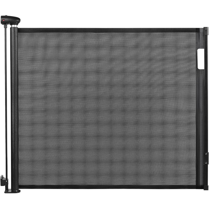 Захисний бар'єр для дитячих воріт, розтяжний, 0-180 см. Захист від падіння для дітей, котів та собак. Підходить для сходи, дверей, внутрішнього та зовнішнього використання. Чорний, 86x180 см