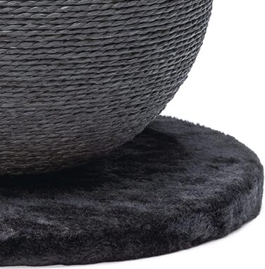 Karlie Kratzball Bolly - іграшка-дряпалка для котів, 30,5 x 30,5 x 28 см, чорний колір
