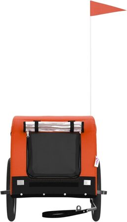 Навіс для собак Robuster, Oxford-тканина, ПВХ-вікно, вантажопідйомність до 45 кг, оранжево-чорний, модель 94005