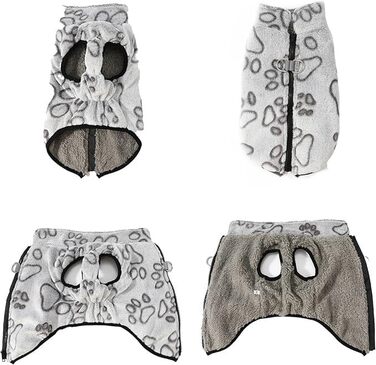 Тепла куртка для собак з шлейкою, зимова куртка від холоду, зручний верхній одяг для собак, стильна куртка на блискавці з шлейкою (A,M) A M