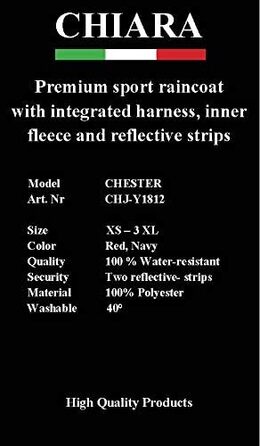 Чіара Честер: Перехідна куртка, спортивна, водонепроникна, з регулюванням, для спорту (XS, Navy Blue)