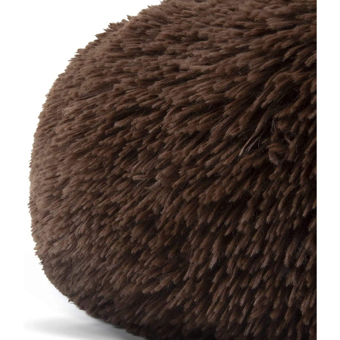 Ортопедичне ліжко для собак XL-XXXL: зручне, кушетка для великих собак, антистрес, з ефектом пам'яті, 120 см, темно-коричневе