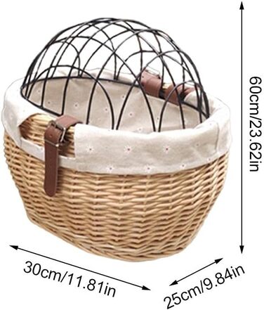 Велосипедний кошик для тварин Ububiko: сумка-переноска для собак та котів, рюкзак, дихаючий, для маленьких та середніх порід