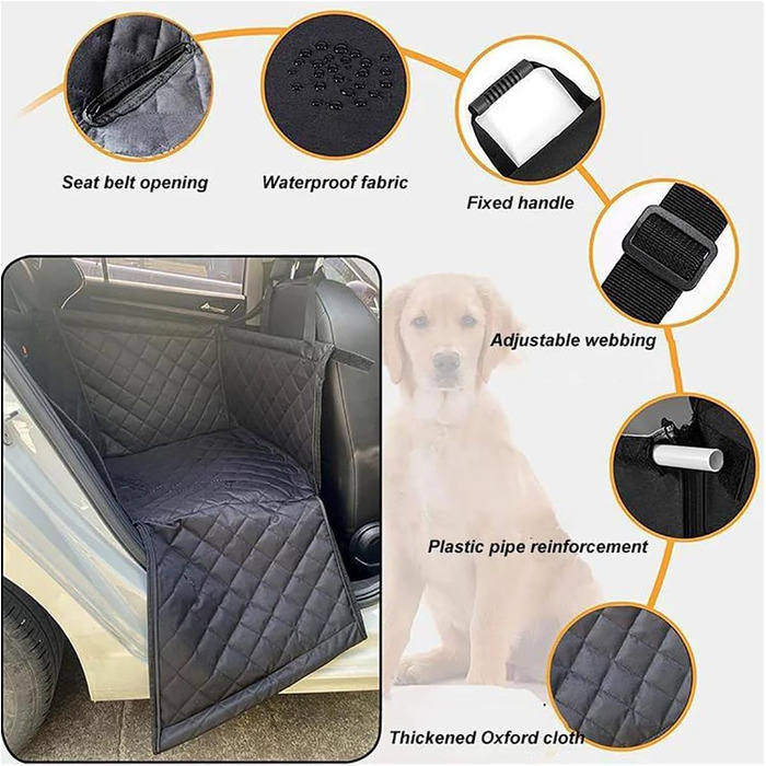 Автомобільний лежак для собак та котів: переноска, сумка-гамак, водонепроникний кошик для тварин