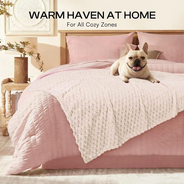 М'яка ковдра для собак та котів Luciphia, 3 шт. у наборі, фліс, 52 x 76 см