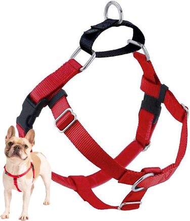 Шлейка для собак 2 Hounds Design Freiheit Wags Whiskers, проти ривків, розмір L