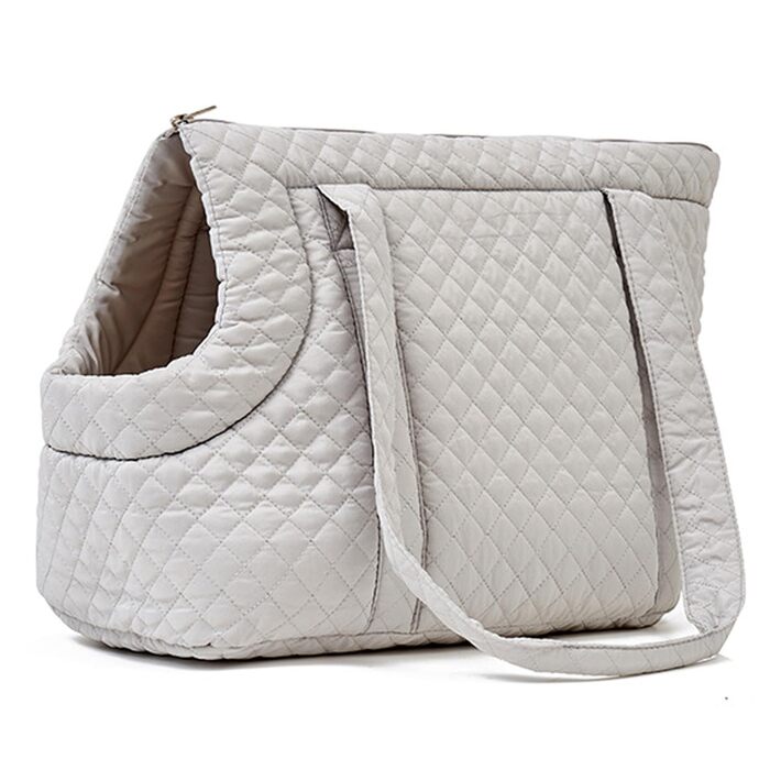 Сумка-переноска для собак і котів з бавовни | Легка переноска для цуценят та кошенят на зиму