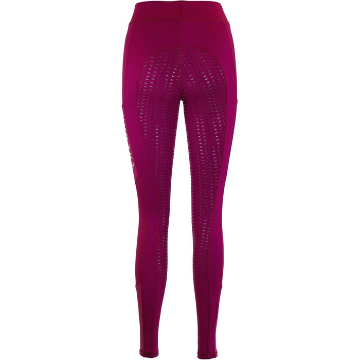 Лазура - Рідлегінги для жінок та дівчаток Emilia | Повний силіконовий покрив | Рідлегінги з 2 бічними кишенями для телефону | Рідлегінги в п'яти кольорах | Розміри 116-176 та 34-46, колір: Cranberry