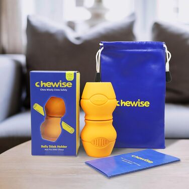 Тримач для жувальних паличок Chewise Bully Stick, без BPA, проти задухи, міцний дизайн, для різних розмірів собак