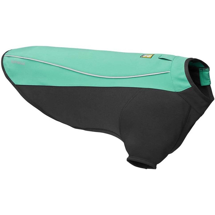 RUFFWEAR Cloud Chaser Jacket – теплий та водонепроникний дощовик для собак з рукавами, Aurora Teal, X-Small