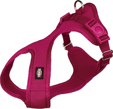 Шлея для собак TRIXIE Comfort Soft XS–S, 30–45 см, чорна, м'яка регульована для малих порід