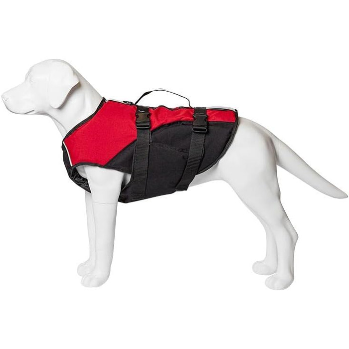 Собача рятувальна жилетка Float Doggy, ергономічна, патентований дизайн, середній розмір, рожева