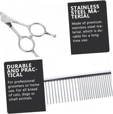 Набір професійних ножиць для грумінгу тварин з нержавіючої сталі