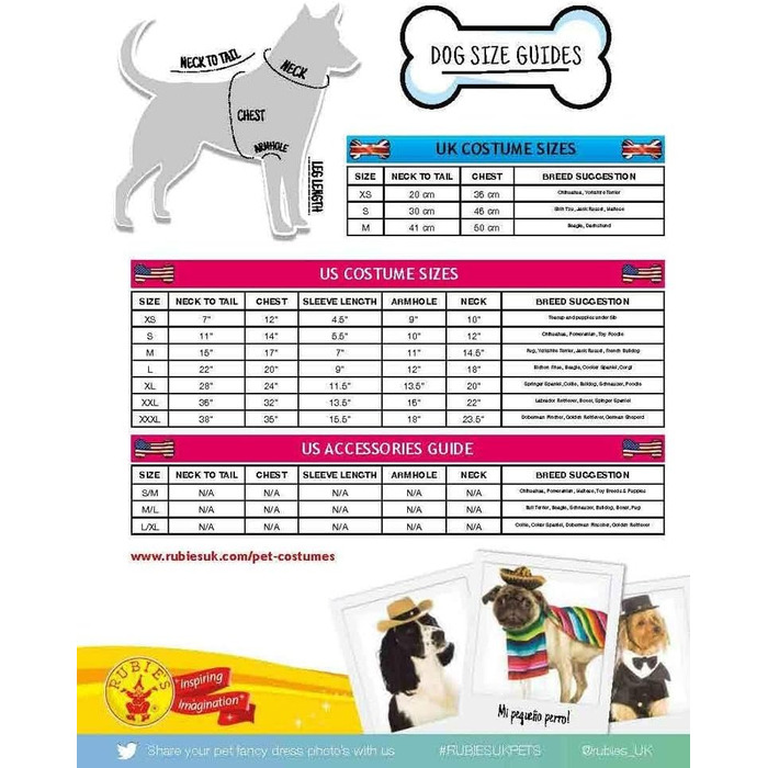 Костюм для собак Rubie's Фредді Крюгер, 