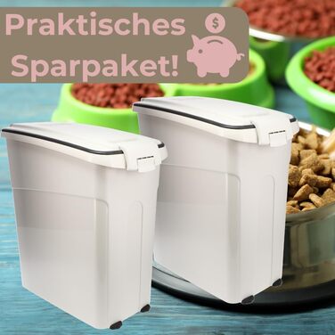 Контейнер для корму GarPet 54 л: герметичний, для собак та коней