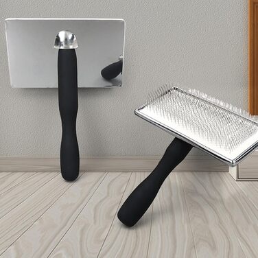 Щітка для собак від випадання шерсті - видалення підшерстка, металеві щетинки, гребінець для грумінгу, підходить для короткої та довгої шерсті, цуценят та котів