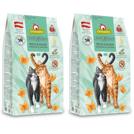 Беззерновий корм для дорослих котів GranataPet DeliCatessen Adult (Дичина та Курка), 1800 г (6 упаковок по 300 г)
