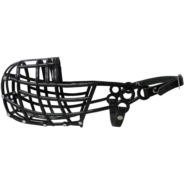 Маукорб для гончих собак Don Pare 107 (чорний) для Лурчерів, Слоугі, Салукі - регульований, для тренувань та перегонів