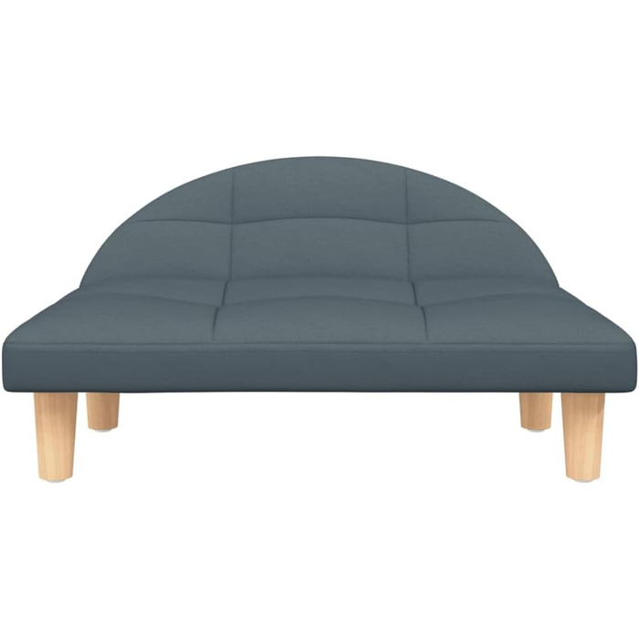 Крісло-ліжко для собак та котів, м'яке, стильне, 70x52x30 см, темно-сірий