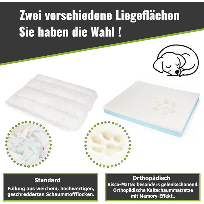 CopcoPet лежанка для собак великих порід【миється та не слизька】 Корзина для собак XXL з штучної шкіри, що імітує велюр, захищає суглоби, підходить для дому, легка у догляді, лежанка для собак у коричневому кольорі 110 x 90 см, розмір L 110 x 90 x 30 см, а