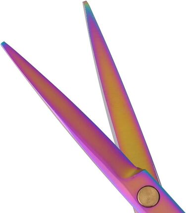 Набір професійних ножиць для грумінгу собак з безпечними закругленими кінцями, набір ножиць для шерсті, грумінг-ножиці з нержавіючої сталі для собак (кольорові)