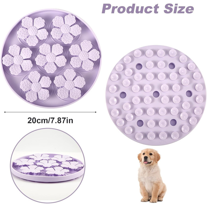 Килимок для собак-нюхачів, килимок для маленьких собак. Килимок для тренування нюху та пошуку їжі. Зменшує стрес у собак та котів, які їдять повільно.