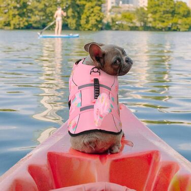 Жилет рятувальний для собак Queenmore, XXL, BabyRosa, водонепроникний, для великих собак