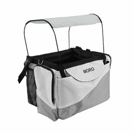 Клітка-переноска для тварин Moro: велосипедний кошик для собак, кошенят, захист від сонця