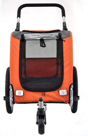 ПапіліоШоп Зета – вагончик для собак та котів, 3 розміри, стабільний, комфортний, практичний (Оранжевий)
