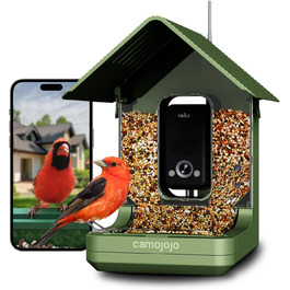 Розумний годівничка-відеокамера для птахів Hibird 32МП, 4K, AI, Wi-Fi, нічне бачення, 10000мАг, 32ГБ
