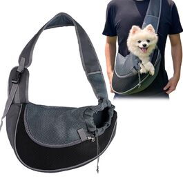 Сумка-переноска для собак Umllpet, регульована, до 6.5 кг, для прогулянок та подорожей