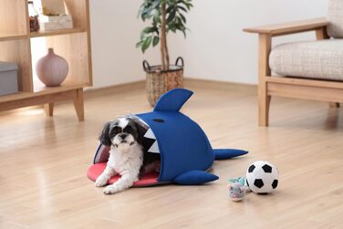 Килимок для собак Iris Ohyama, килимок-корзина, миючий, з бортиком, 40x69x12 см, протиковзкий, PCB-20P, літній стиль