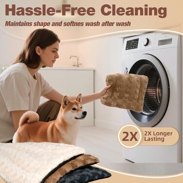 М'яка лежанка для собак Mora Pets: зручна, миюча, нековзна, 60 x 45 см